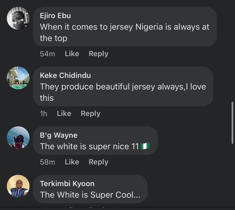 Best jersey: Nigerians reacts to new Super Eagles kits