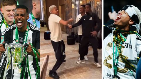 Isak, Osula and Wizkid: Newcastle stars celebrate EFL title with Afrobeats song