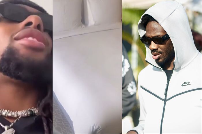 Super Eagles stars Iwobi and Aina joke about sharing a bed in Super Eagles camp ahead of the Nigeria vs Rwanda World Cup qualifier.