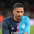 William Saliba of Arsenal before the UEFA Europa League Round of 16 Second Leg match at the Emirates Stadium, London.