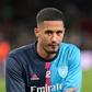 William Saliba of Arsenal before the UEFA Europa League Round of 16 Second Leg match at the Emirates Stadium, London.