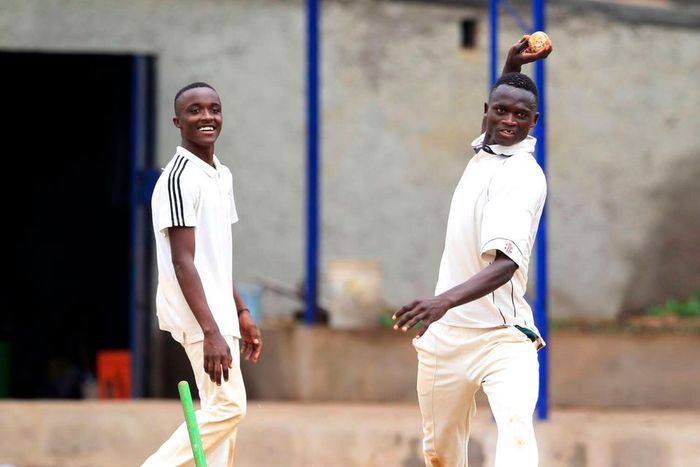 Dedan Omondi in action