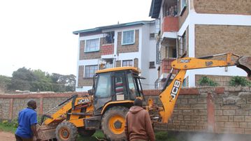 Houses demolished as Kenyatta Stadium, Kitale set for facelift to FIFA and World Athletics standards