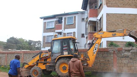 Houses demolished as Kenyatta Stadium, Kitale set for facelift to FIFA and World Athletics standards