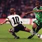 Super Eagles legend Jay Jay Okocha receives World Cup Man of the Match award after 28 years