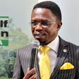 Sports CS Ababu Namwamba making a speech