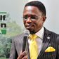 Sports CS Ababu Namwamba making a speech