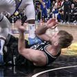 Fighting for a rebound, Domantas Sabonis and Draymond Green were involved in an altercation