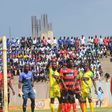 Fans watching Kakamega v Homeboyz game