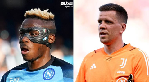 ‘Masks are for Zorro’ — Juventus goalkeeper Wojciech Szczesny refuses to imitate Osimhen after facial injury