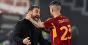 Roma cruise to Europa League semifinal despite early red card against AC Milan