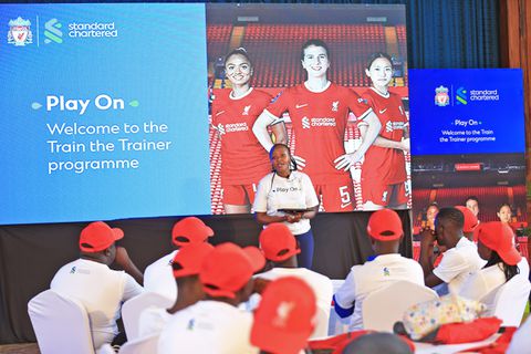 Standard Chartered and Premier League giants Liverpool host ground-breaking coaching initiative in Kenya