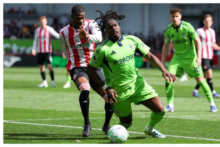 Fans lament as referee fails to send off Brentford player