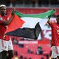 Pogba, Diallo display Palestine flag after Man Utd match