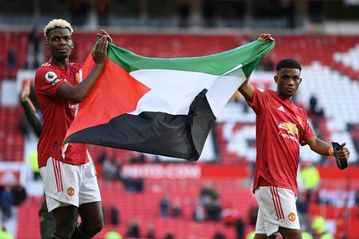 Pogba, Diallo display Palestine flag after Man Utd match