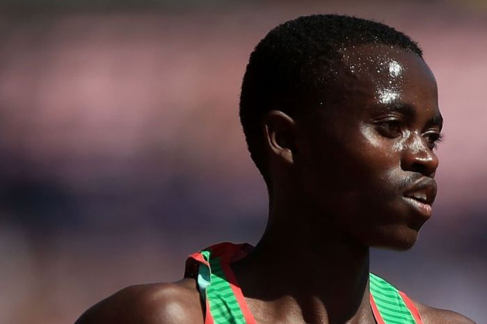 Kenya's Stanley Waithaka during a the 2022 World Championships.