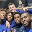 Chelsea players past and present, including Roma striker Tammy Abraham who has been linked with a return to the club