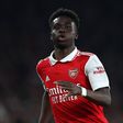 Bukayo Saka of Arsenal.