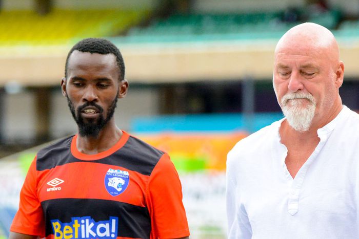 AFC Leopards head coach Patrick Aussems.