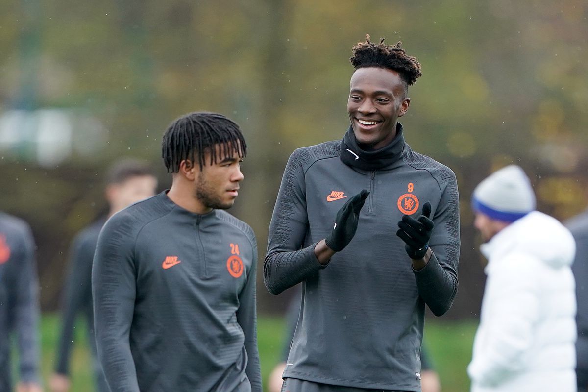 Tammy Abraham and Reece James