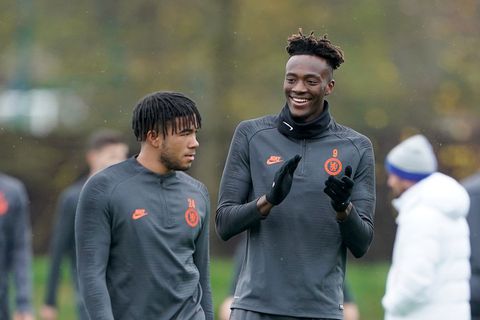 Tammy Abraham and Reece James