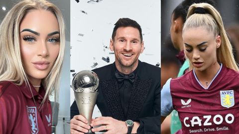 Alisha Lehmann: Male fan says 'world's most beautiful' female footballer is better than Messi