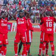 Simba SC applauds fans after a match.