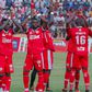 Simba SC applauds fans after a match.