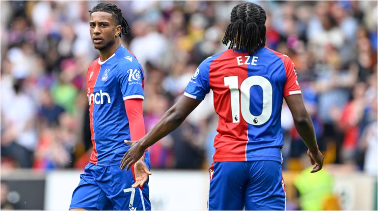 The dynamic duo Michael Olise and Eberechi Eze who are still eligible for Nigeria and Super Eagles.