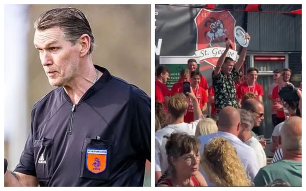 Dutch referee banned for life after four controversial red cards and celebrating title with team