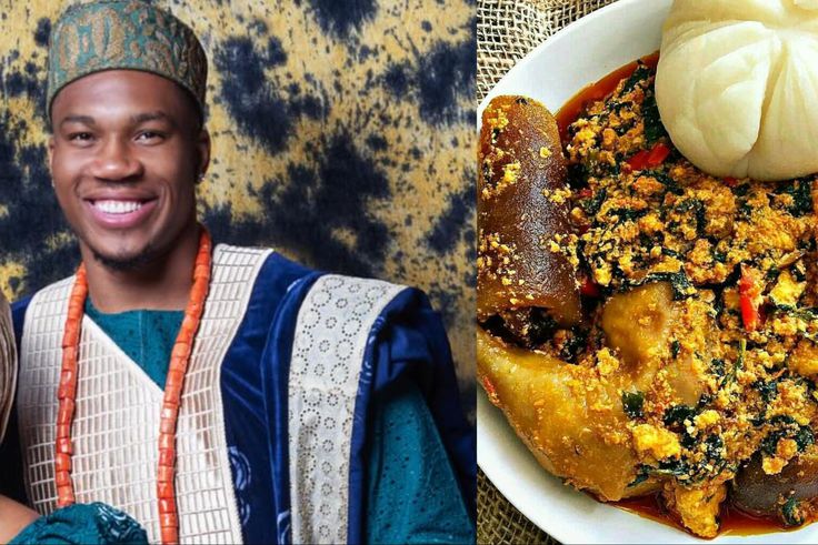 Giannis Antetokounmpo declares Fufu and Egusi Soup his favorite Nigerian Food