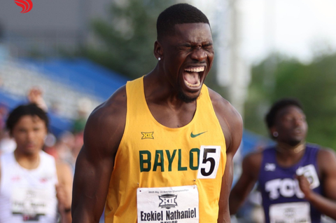 Ezekiel Nathaniel breaks Nigerian Record to retain 400mH college title in Kansas