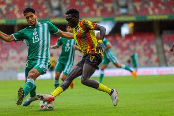 Amoura scores brace as Algeria dent Cranes' chances