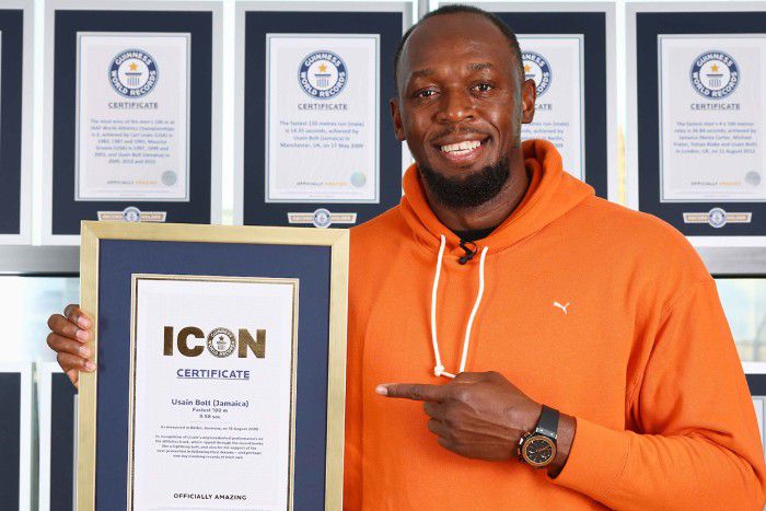 Usain Bolt Sends Inspirational Message After Recognition as Icon By Guinness World Records