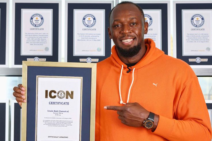 Usain Bolt Sends Inspirational Message After Recognition as Icon By Guinness World Records