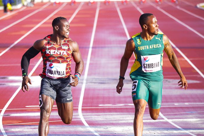 Ferdinand Omanyala vs Akani Simbine in Monaco