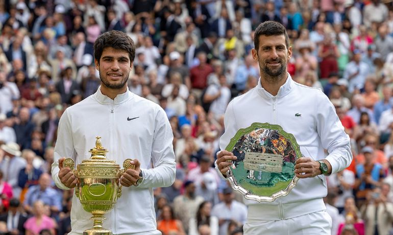 Carlos Alcaraz beat Novak Djokovic in the 2023 Wimbledon final
