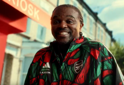 Check out Super Eagles legend Nwankwo Kanu and Nigerian-born Bukayo Saka as they unveil the Lagos-themed Arsenal away jersey for the 2024/25 season with Keke Napep and Okada in the video.