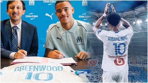 Marseille land Man United misfit: Mason Greenwood unveiled as replacement for Arsenal icon Aubameyang