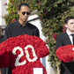 Virgil Van Dijk and Andy Robertson led mourners with two touching wreathes emblazoned with Diogo s number 20 and André s number 30 || Image credit: Imago