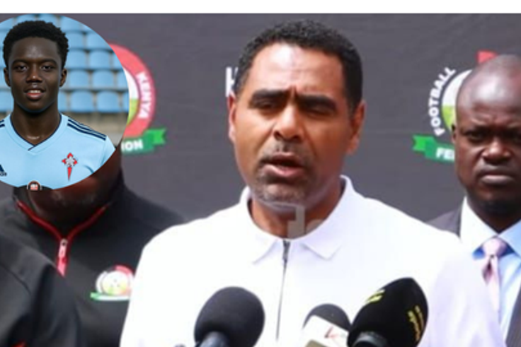 FKF president Hussein Mohammed is motivated by Aldrine Kibet's rise at Celta Vigo.