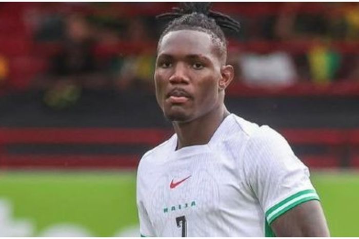 Christantus Uche of the Nigeria Super Eagles.