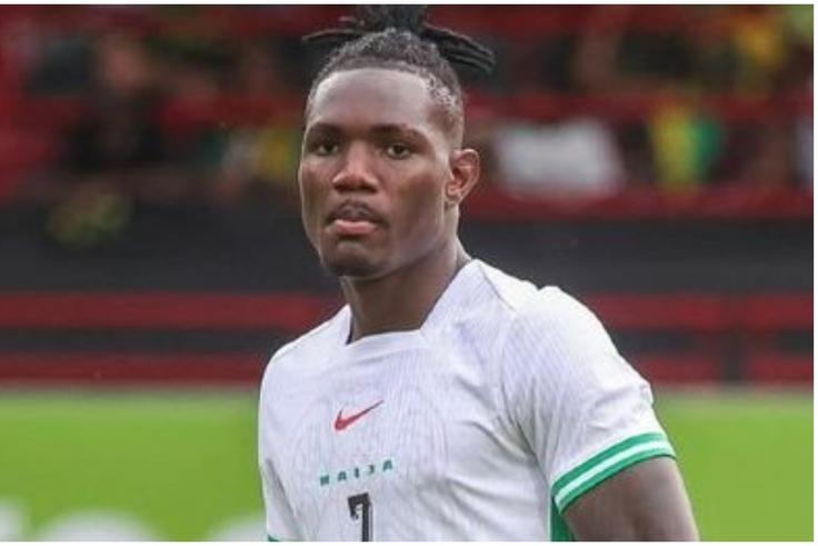 Christantus Uche of the Nigeria Super Eagles.