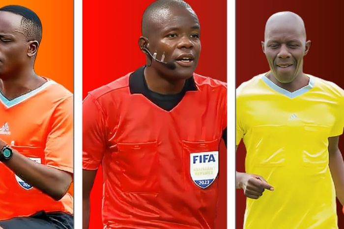 Meet the three Kenyan referees at the 2024 CHAN. (Photo Courtesy)