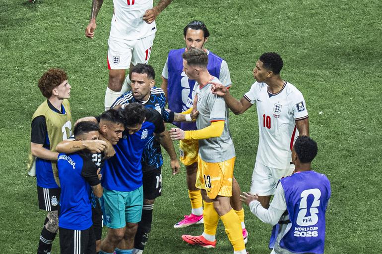 Bellingham and Barco's confrontation || Imago