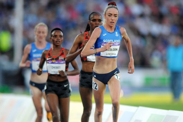 022 Commonwealth Game, Birmingham - Commonwealth Games: Day Ten -Sun 7th August 2022 Womens 5000m Final Eilish McColgan of Scotland