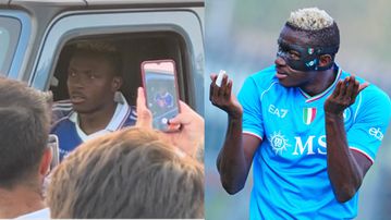 Angry Victor Osimhen blasts Napoli fans for blocking his car