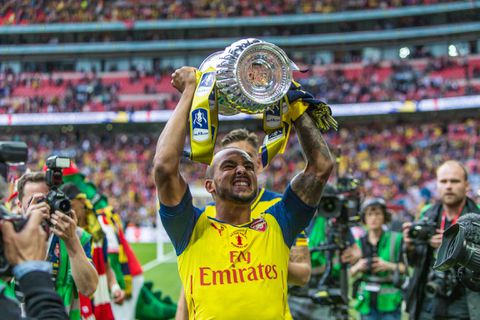 Walcott won two FA Cup trophies with Arsenal || Imago