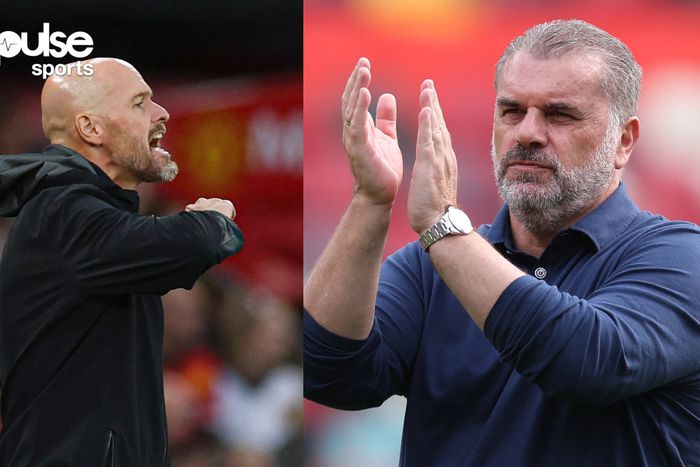 Premier League Erik ten Hag and Ange Postecoglou Manchester United Tottenham Hotspur