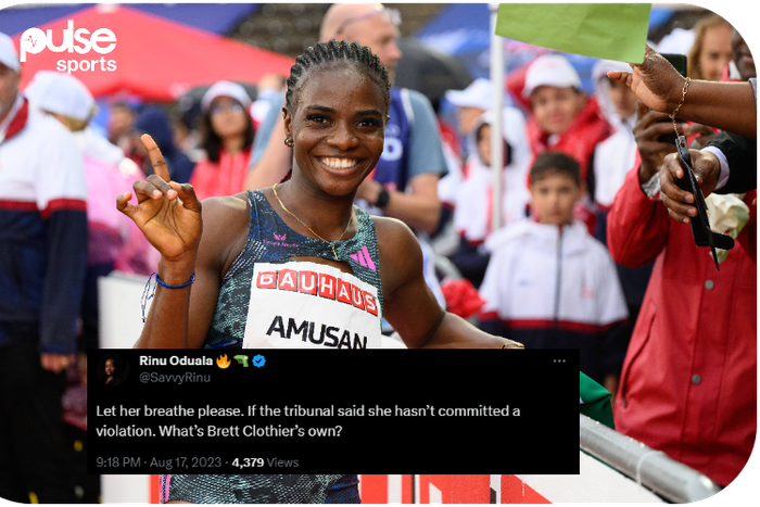 Nigerian react to AIU's comment || Credit: Imago and Rinu/X || Created by Stephen